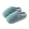 Blue wool home cotton slippers